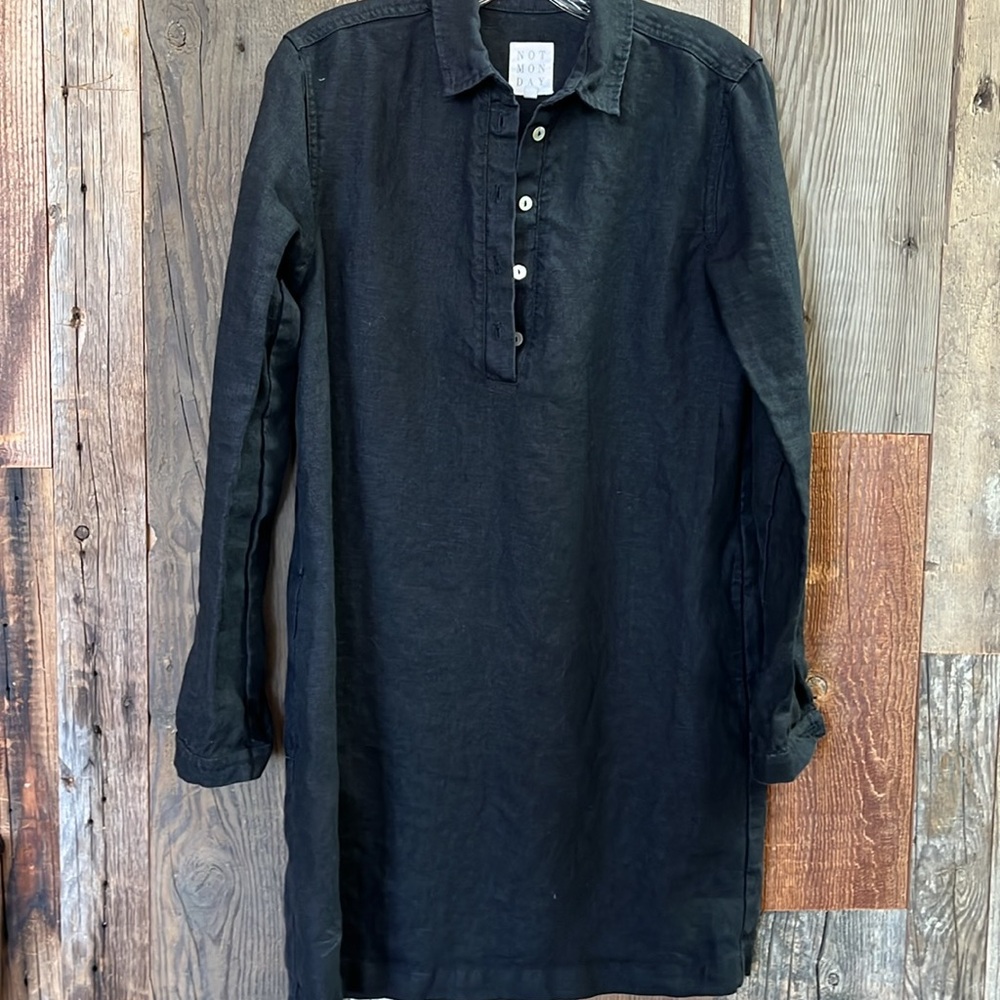 Amelie Linen Shirtdress Dress